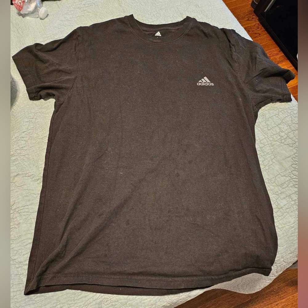 Men’s Adidas Black Golf T Shirt In Large (fits Like Medium)